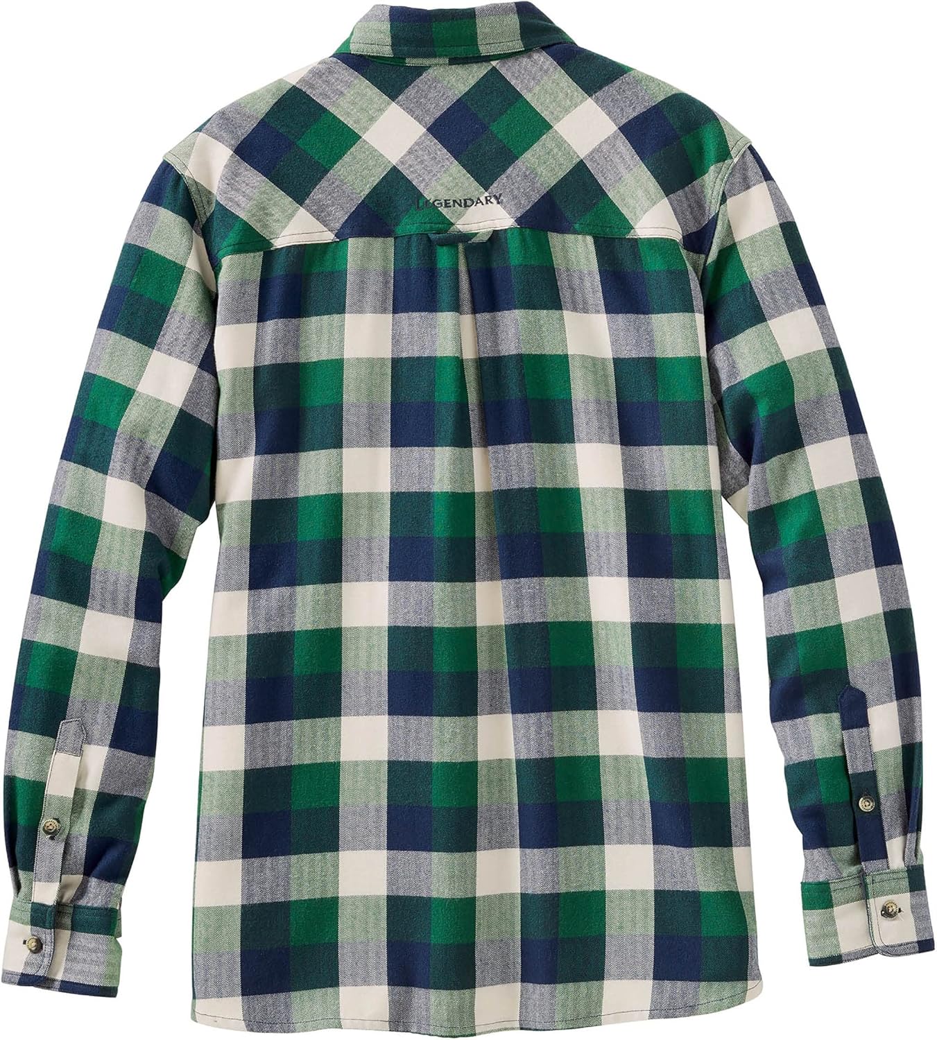 Womens Button Classic-Fit Shirts Plaid Long Sleeve Collared Business Casual Tops - Picture 70 of 81