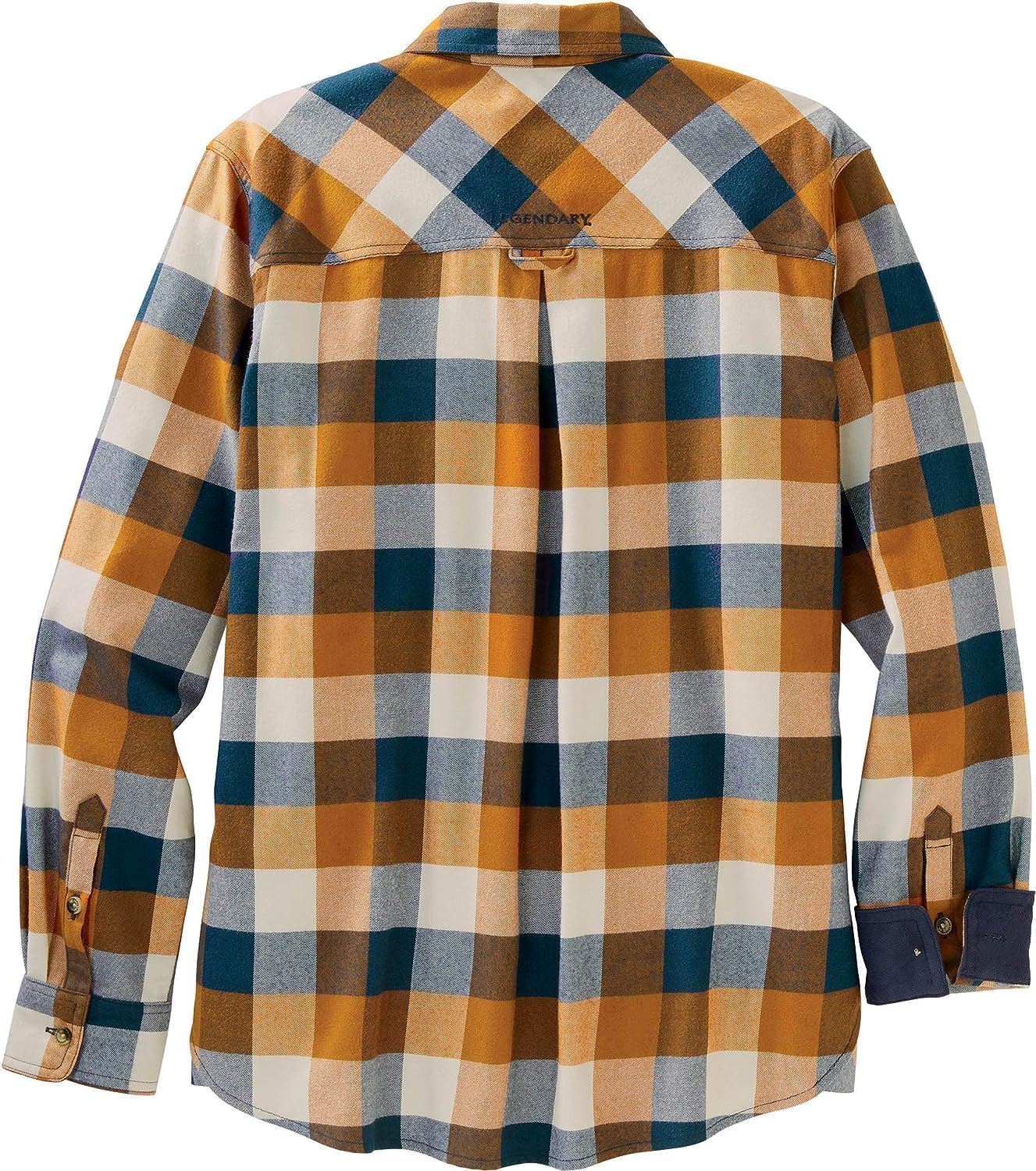 Womens Button Classic-Fit Shirts Plaid Long Sleeve Collared Business Casual Tops - Picture 76 of 81