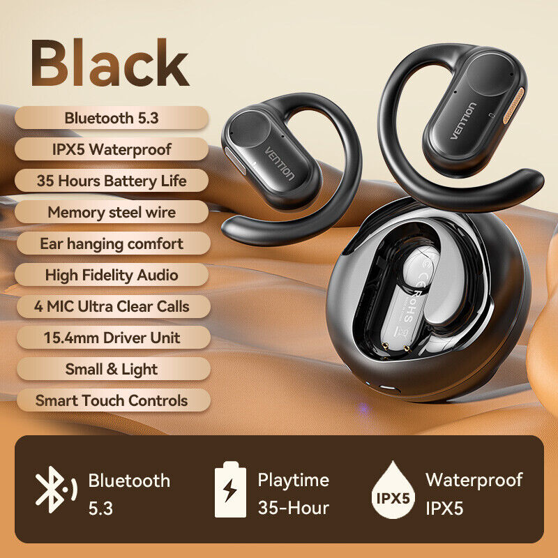 TWS Earphone Wireless Bluetooth 5.3 Sport Headphone Mic Touch Control Headset - Picture 20 of 21