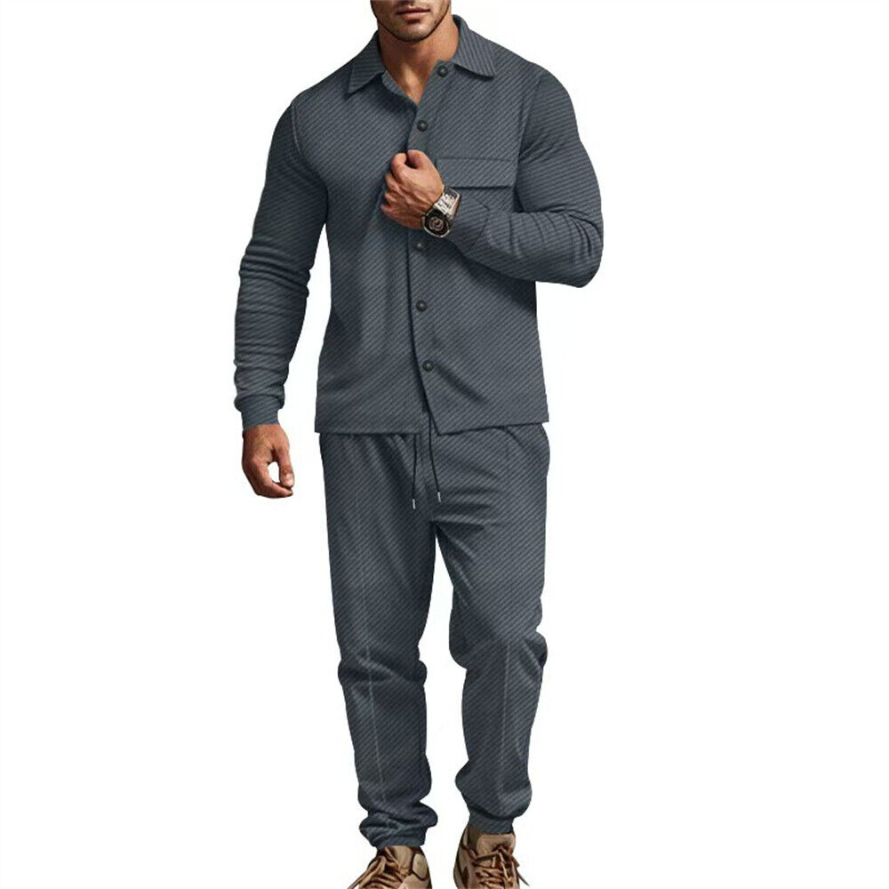 Mens Sweatsuits 2 Piece Sets Sports Tracksuit Jogger Sweat Suits Jogging Outfits - Picture 21 of 22
