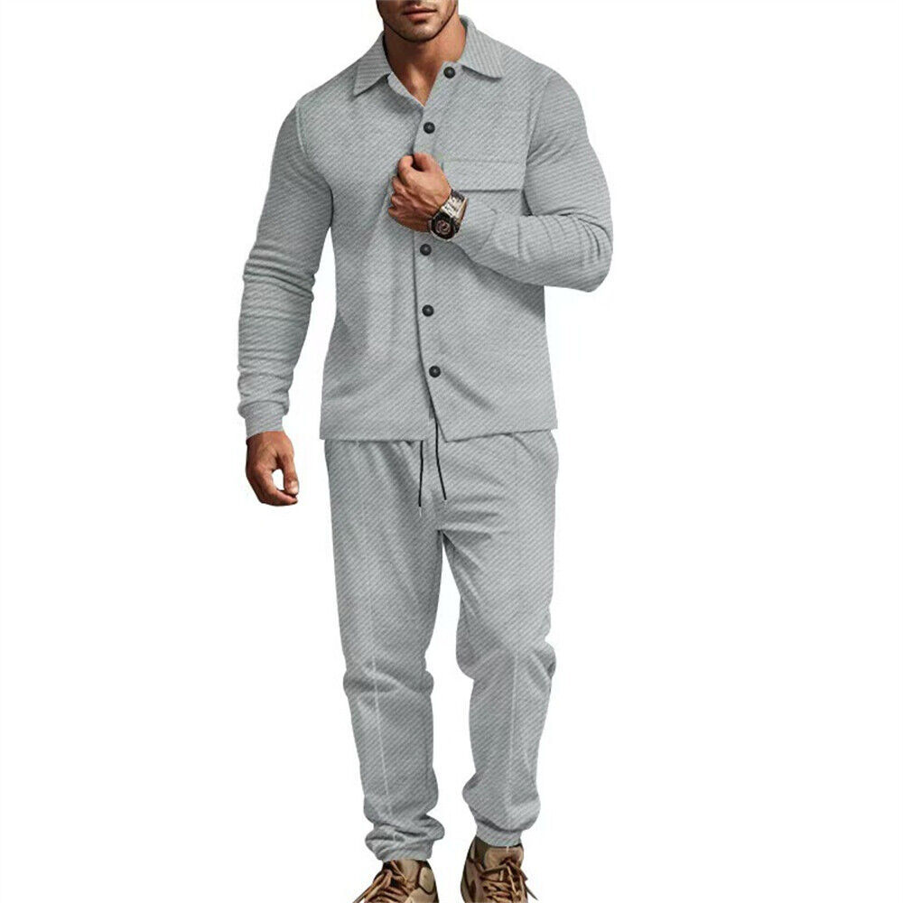 Mens Sweatsuits 2 Piece Sets Sports Tracksuit Jogger Sweat Suits Jogging Outfits - Picture 22 of 22