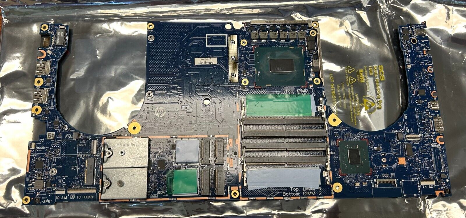 For Hp Zbook Fury 16 G9 i5-12600HX Motherboard N19194-601 For Hp Zbook Fury 16 G9 i5-12600HX Motherboard N19194-601