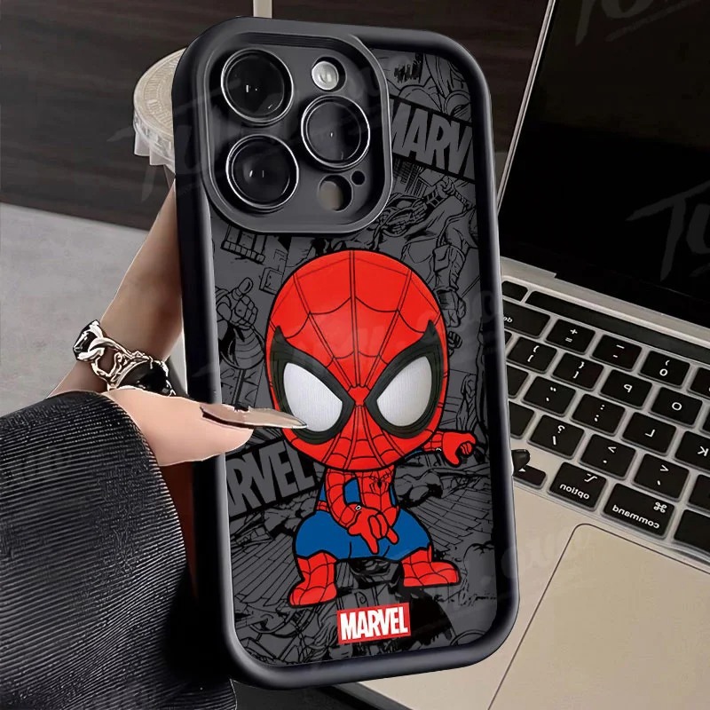 Suitable for iPhone 16- iPhone 7 phone case Cartoon Marvel Spider Man phone case - Picture 19 of 23
