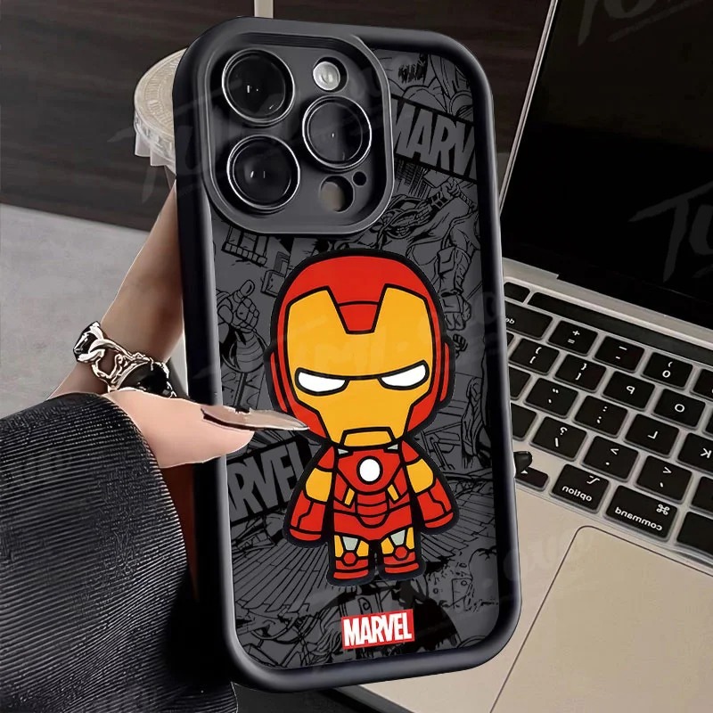 Suitable for iPhone 16- iPhone 7 phone case Cartoon Marvel Spider Man phone case - Picture 21 of 23