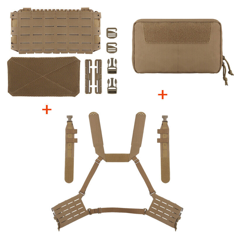 Tactical ARC Chest Rig Kit V3 Multi-purpose MOLLE Mag Pouch GP Bag Quick Release