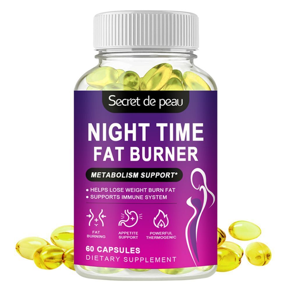 Night Time Fat Burner Supplement - Weight Loss Appetite Suppressant Detox Pills