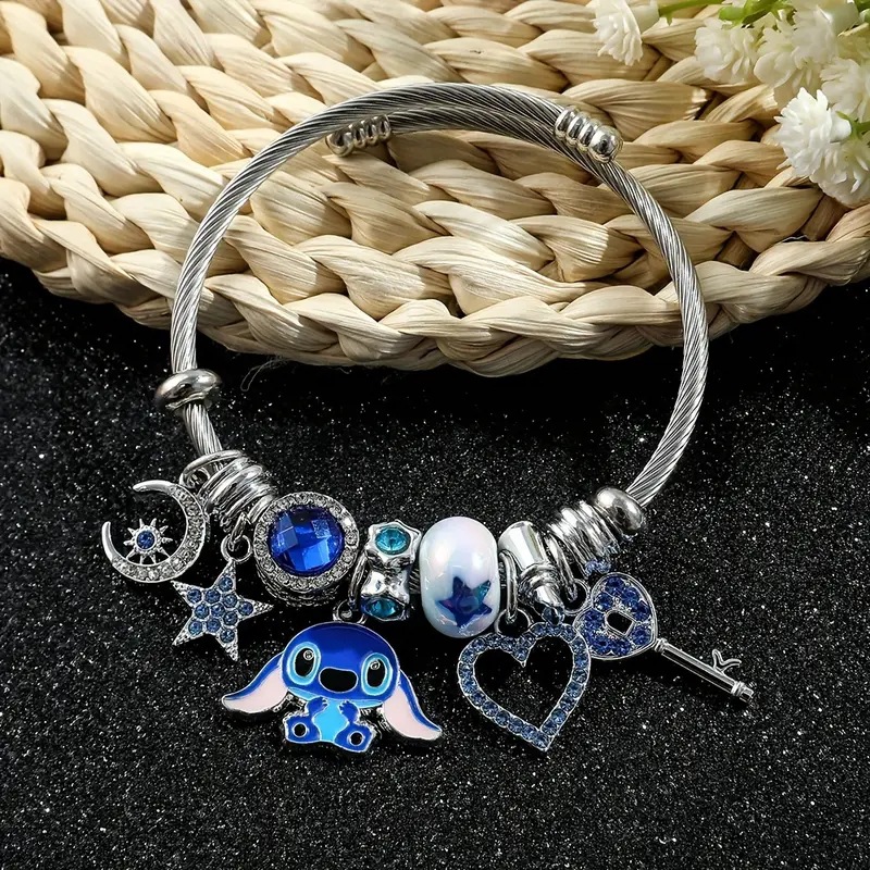 Stitch Charm Bracelet Girls Womens Christmas Gift Friendship Birthday Bracelets - Picture 22 of 27
