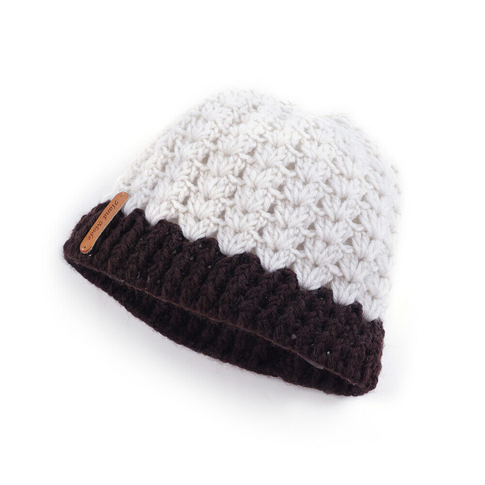 Mujeres Invierno Tejido Hueco Top Cola de Caballo Gorro Cálido Exterior Corredor Sombrero Gorra - Imagen 35 de 35
