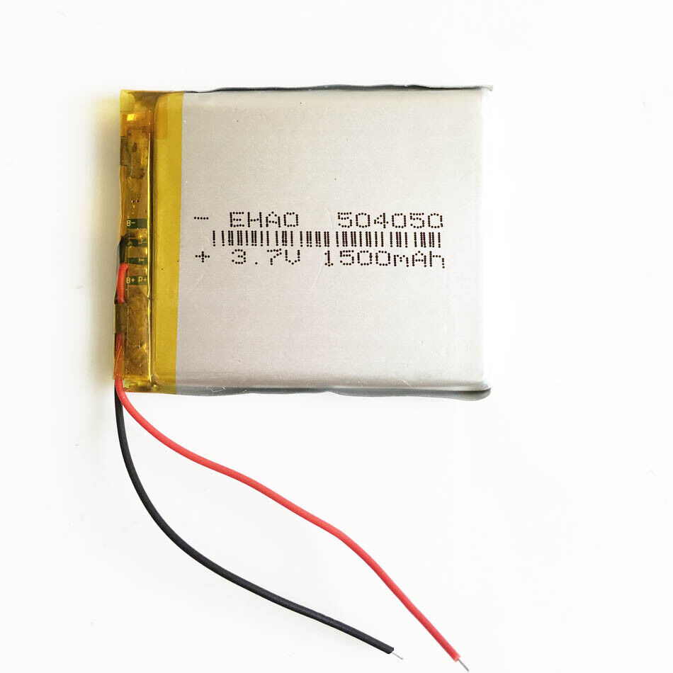 5 x 3.7V 1500mAh Lipo Rechargeable Battery 504050 For Cell Phone Camera GPS DVD