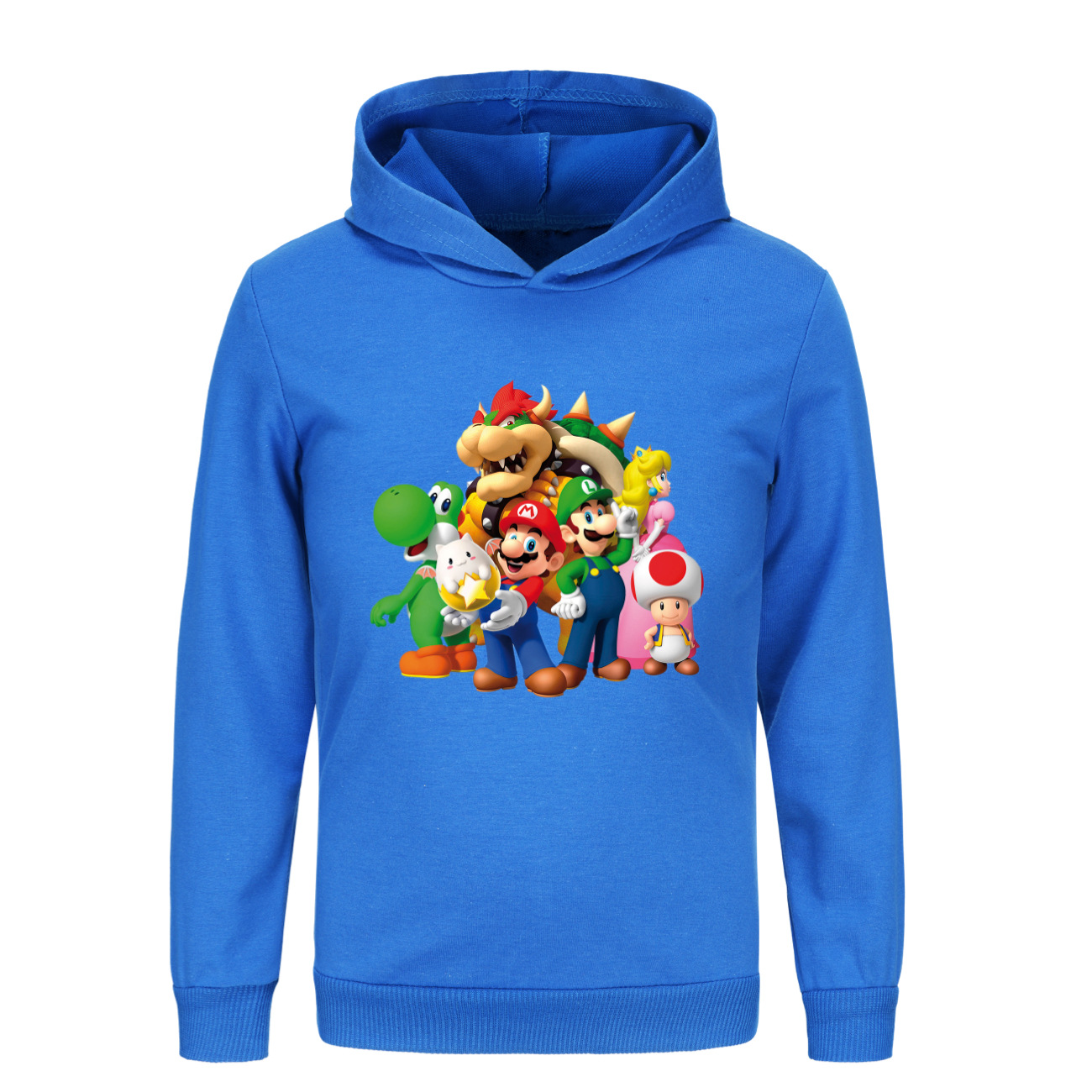 Super Mario Cartoon Boys Girls Hooded Tops T-shirt Shirt Kids Hoodie Jumper Gift - Picture 25 of 28