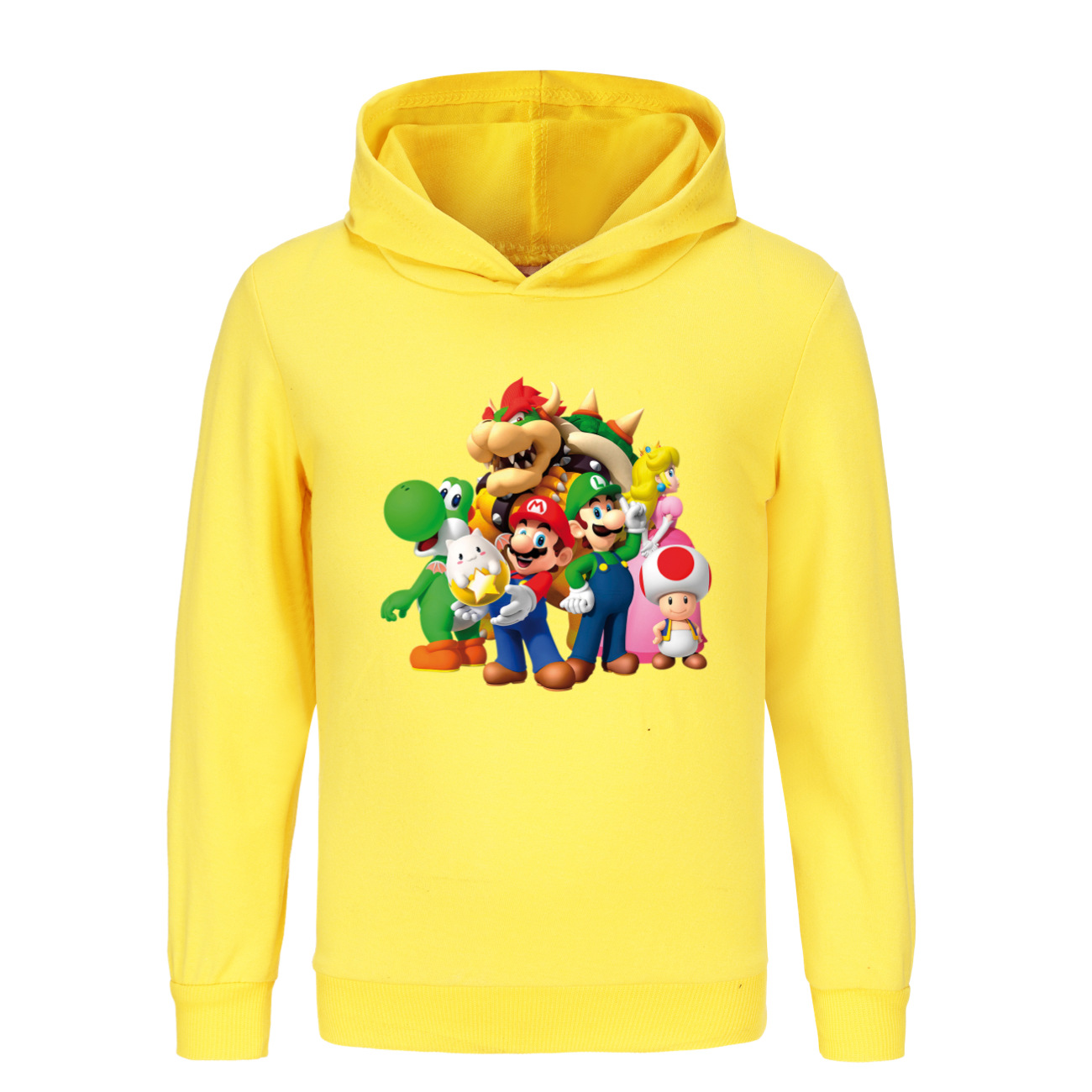 Super Mario Cartoon Boys Girls Hooded Tops T-shirt Shirt Kids Hoodie Jumper Gift - Picture 17 of 28