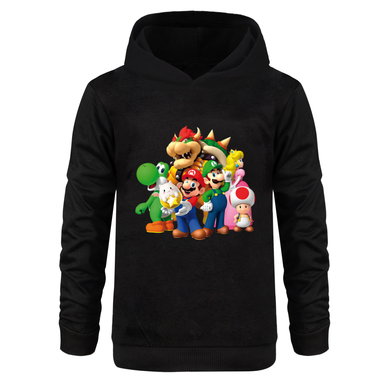 Super Mario Cartoon Boys Girls Hooded Tops T-shirt Shirt Kids Hoodie Jumper Gift - Picture 22 of 28