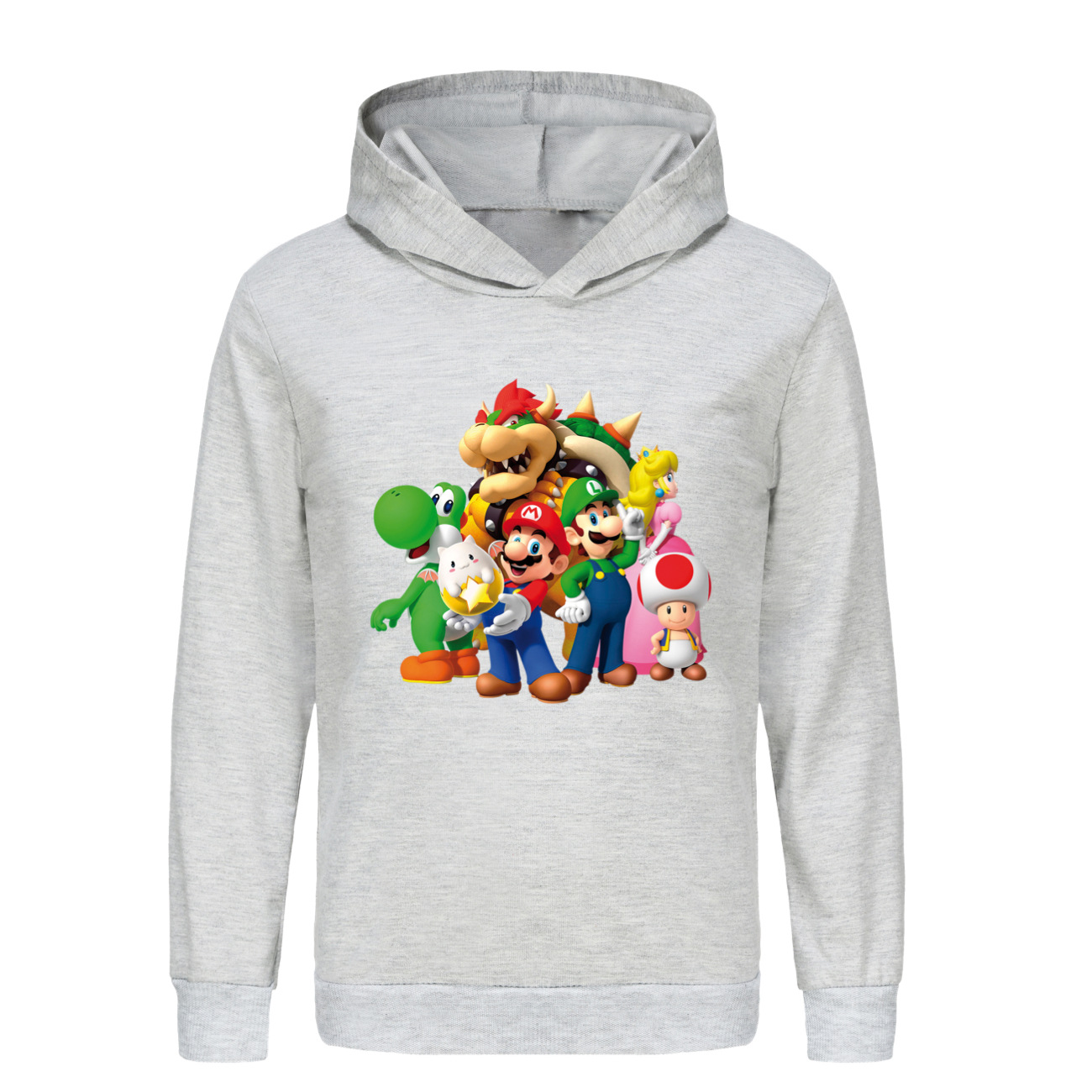Super Mario Cartoon Boys Girls Hooded Tops T-shirt Shirt Kids Hoodie Jumper Gift - Picture 20 of 28