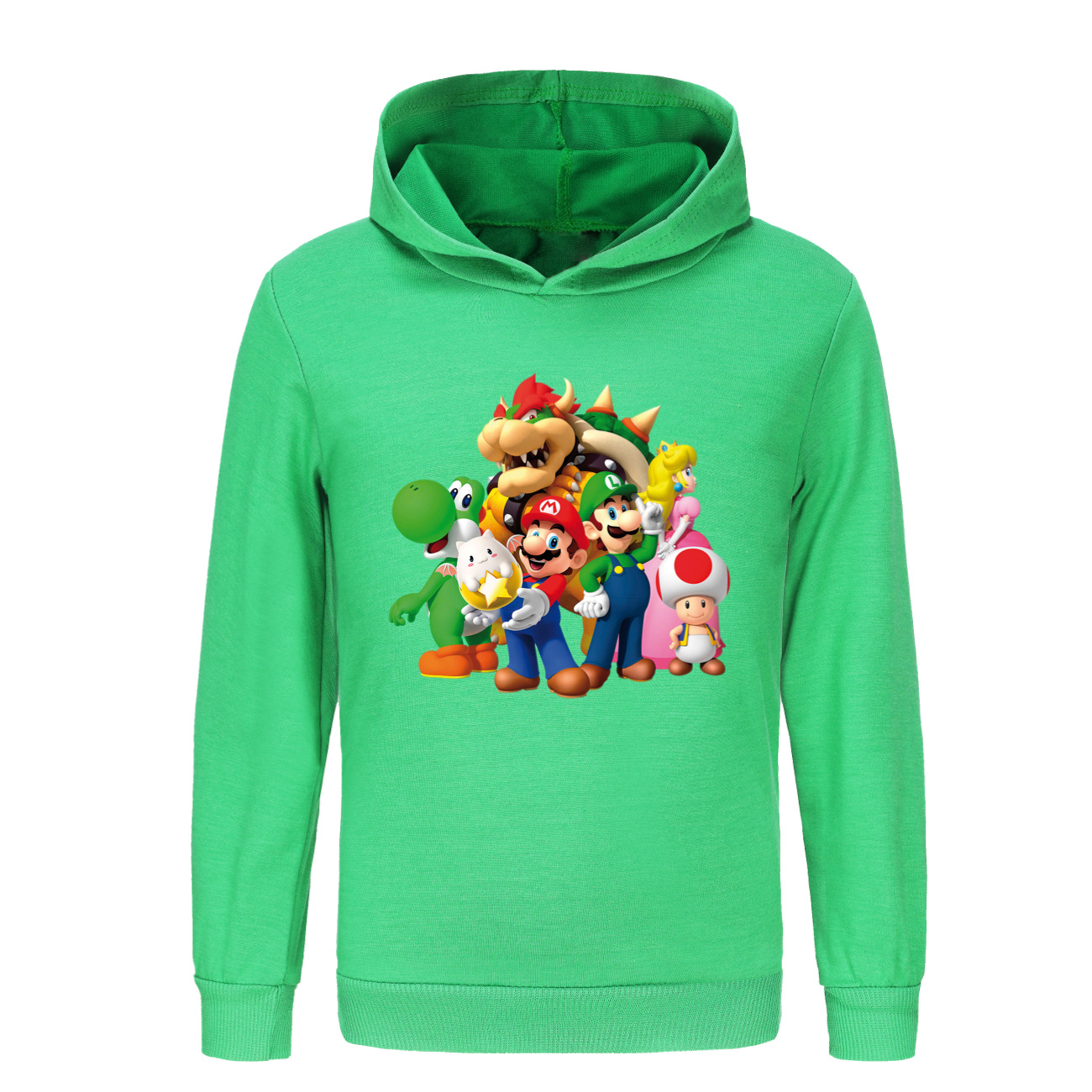 Super Mario Cartoon Boys Girls Hooded Tops T-shirt Shirt Kids Hoodie Jumper Gift - Picture 21 of 28