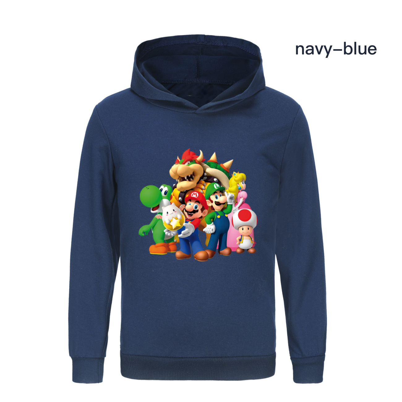 Super Mario Cartoon Boys Girls Hooded Tops T-shirt Shirt Kids Hoodie Jumper Gift - Picture 24 of 28