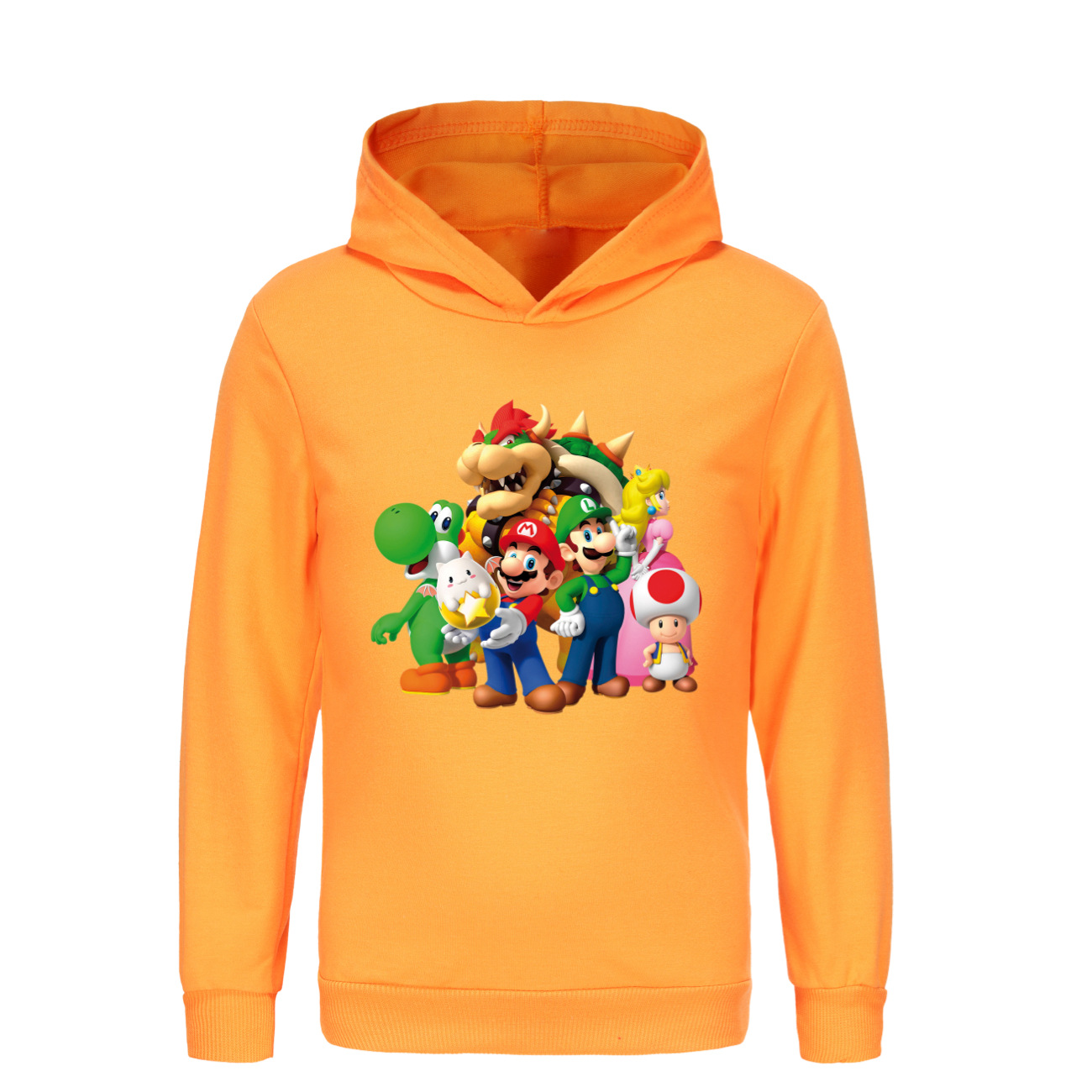 Super Mario Cartoon Boys Girls Hooded Tops T-shirt Shirt Kids Hoodie Jumper Gift - Picture 28 of 28