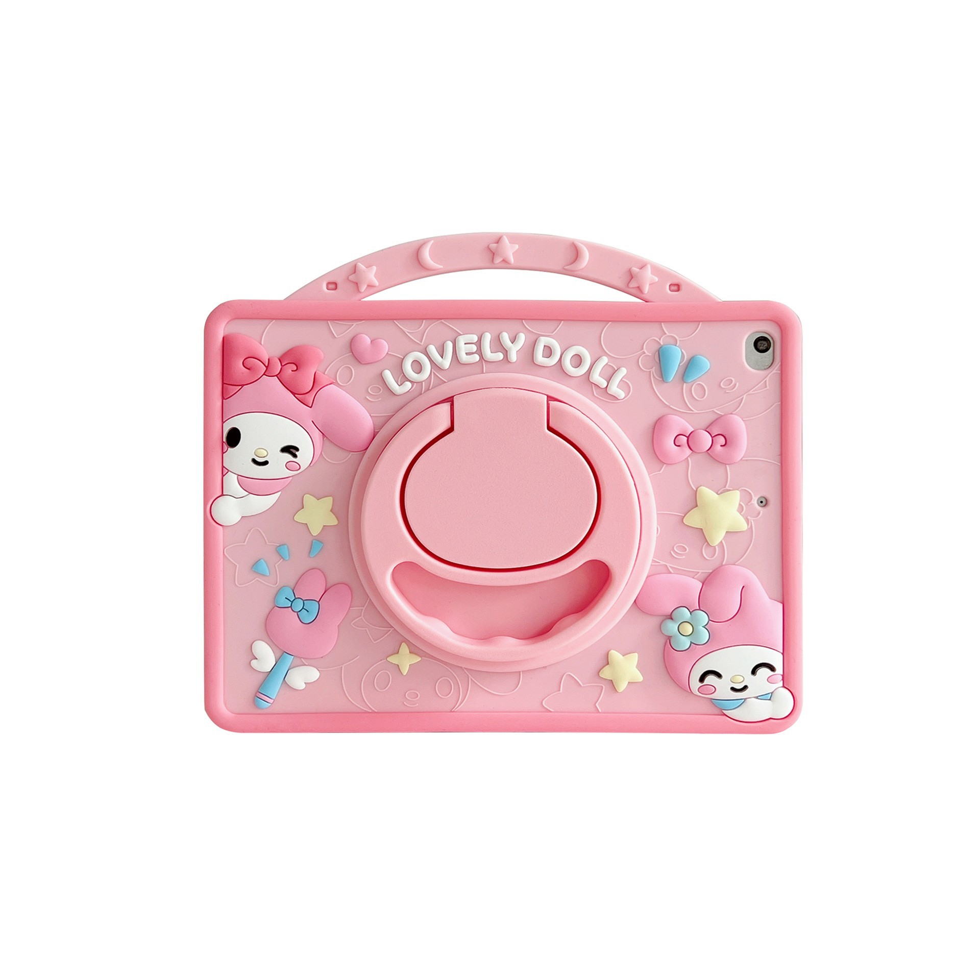Cartoon Stand Cover Case For iPad 7/8/9th 10.2 Air4/5 10.9 Air6 11' With Straps - Picture 30 of 36