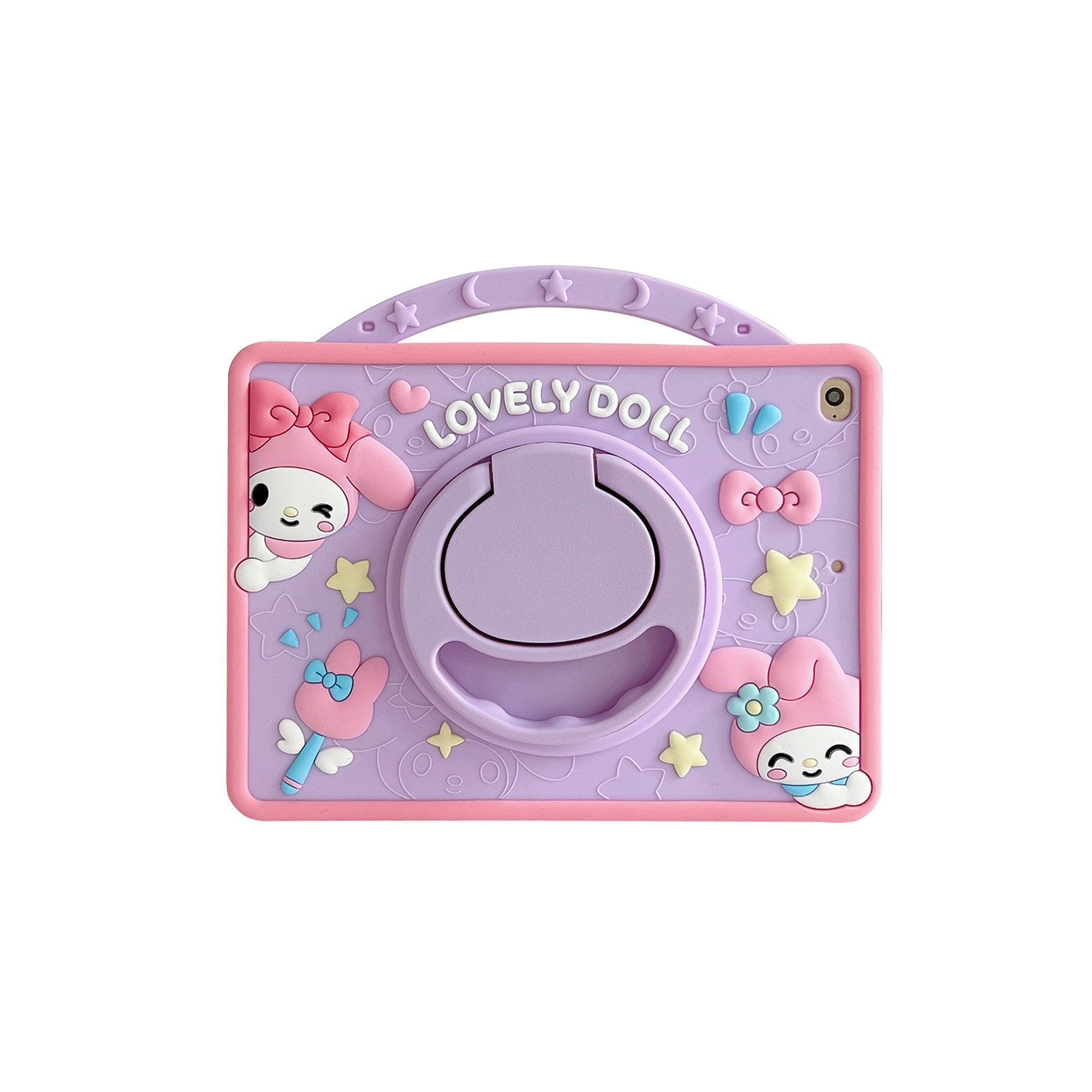 Cartoon Stand Cover Case For iPad 7/8/9th 10.2 Air4/5 10.9 Air6 11' With Straps - Picture 32 of 36