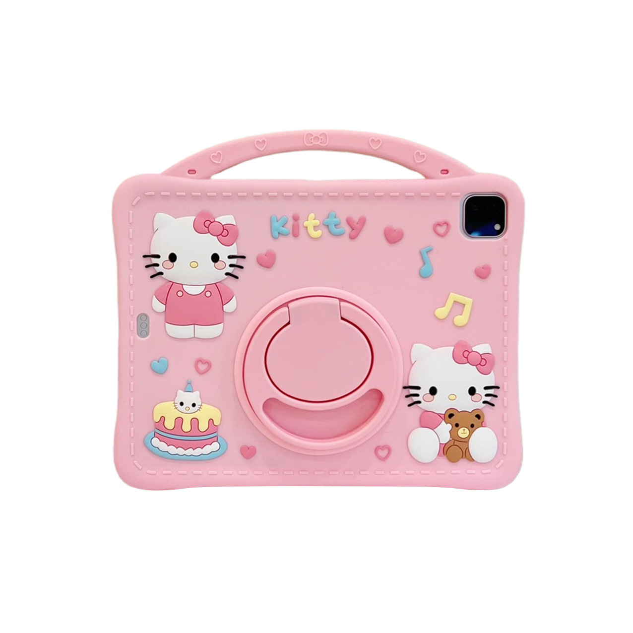 Cartoon Stand Cover Case For iPad 7/8/9th 10.2 Air4/5 10.9 Air6 11' With Straps - Picture 28 of 36