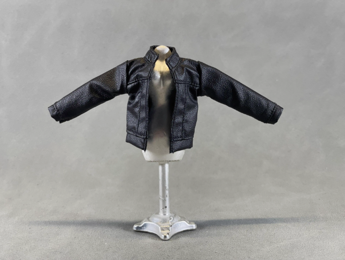 Giacca di pelle scala 1/12 per figurina 6" SHF Nota Mezco MixMax PHICEN - Foto 6 di 8