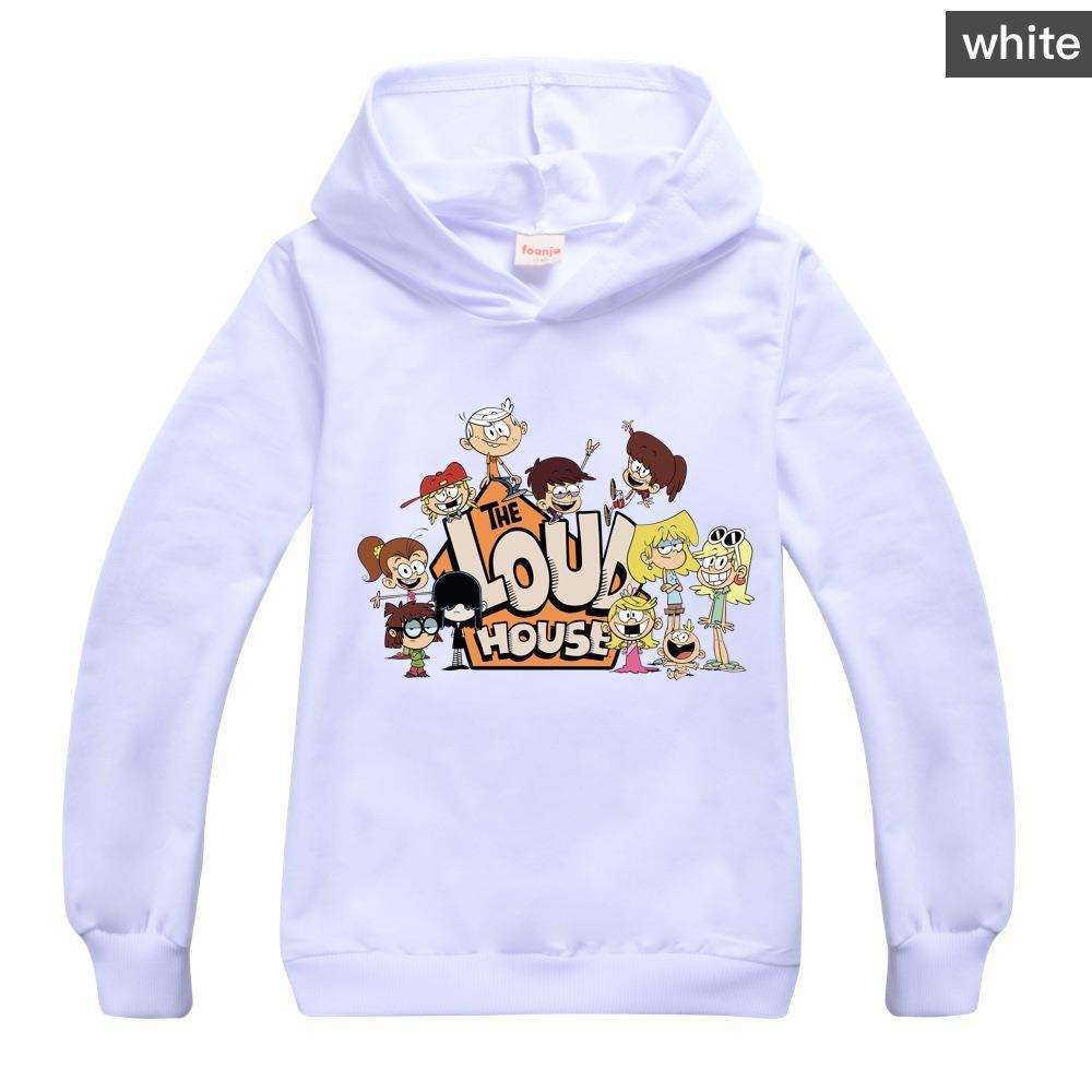 The Loud House Kids Girl Boy Hoodie Long Sleeve Top Sweatshirt Pullover Cosplay - Picture 16 of 28