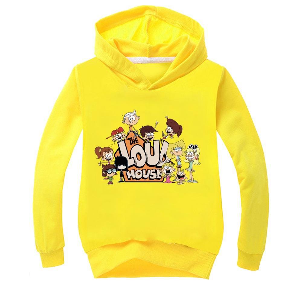The Loud House Kids Girl Boy Hoodie Long Sleeve Top Sweatshirt Pullover Cosplay - Picture 17 of 28
