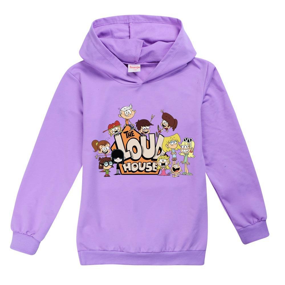 The Loud House Kids Girl Boy Hoodie Long Sleeve Top Sweatshirt Pullover Cosplay - Picture 19 of 28
