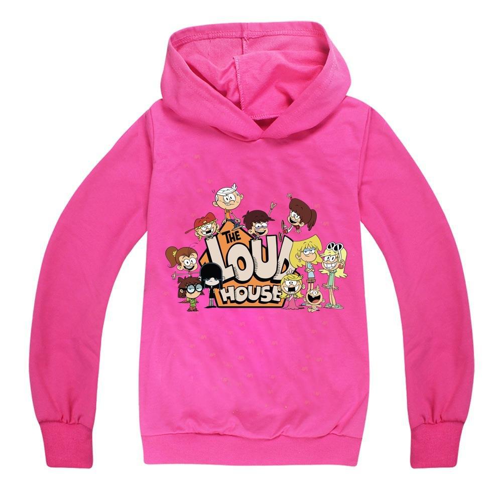 The Loud House Kids Girl Boy Hoodie Long Sleeve Top Sweatshirt Pullover Cosplay - Picture 27 of 28