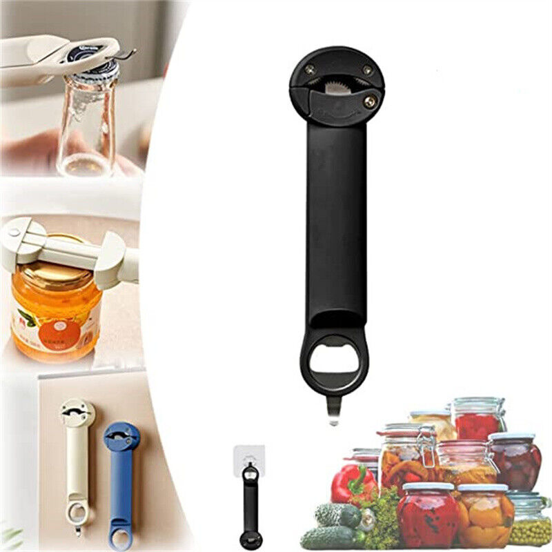 Multifunctional Retractable Bottle Opener,  New Jar Opener Bottle Opener