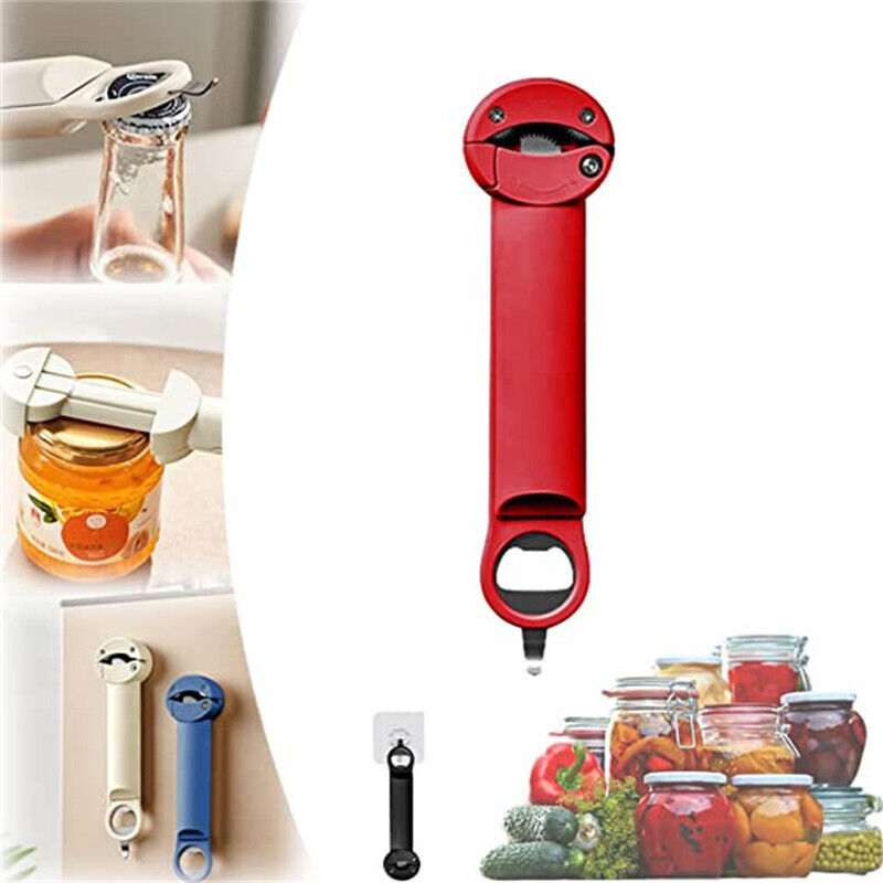 Multifunctional Retractable Bottle Opener,  New Jar Opener Bottle Opener