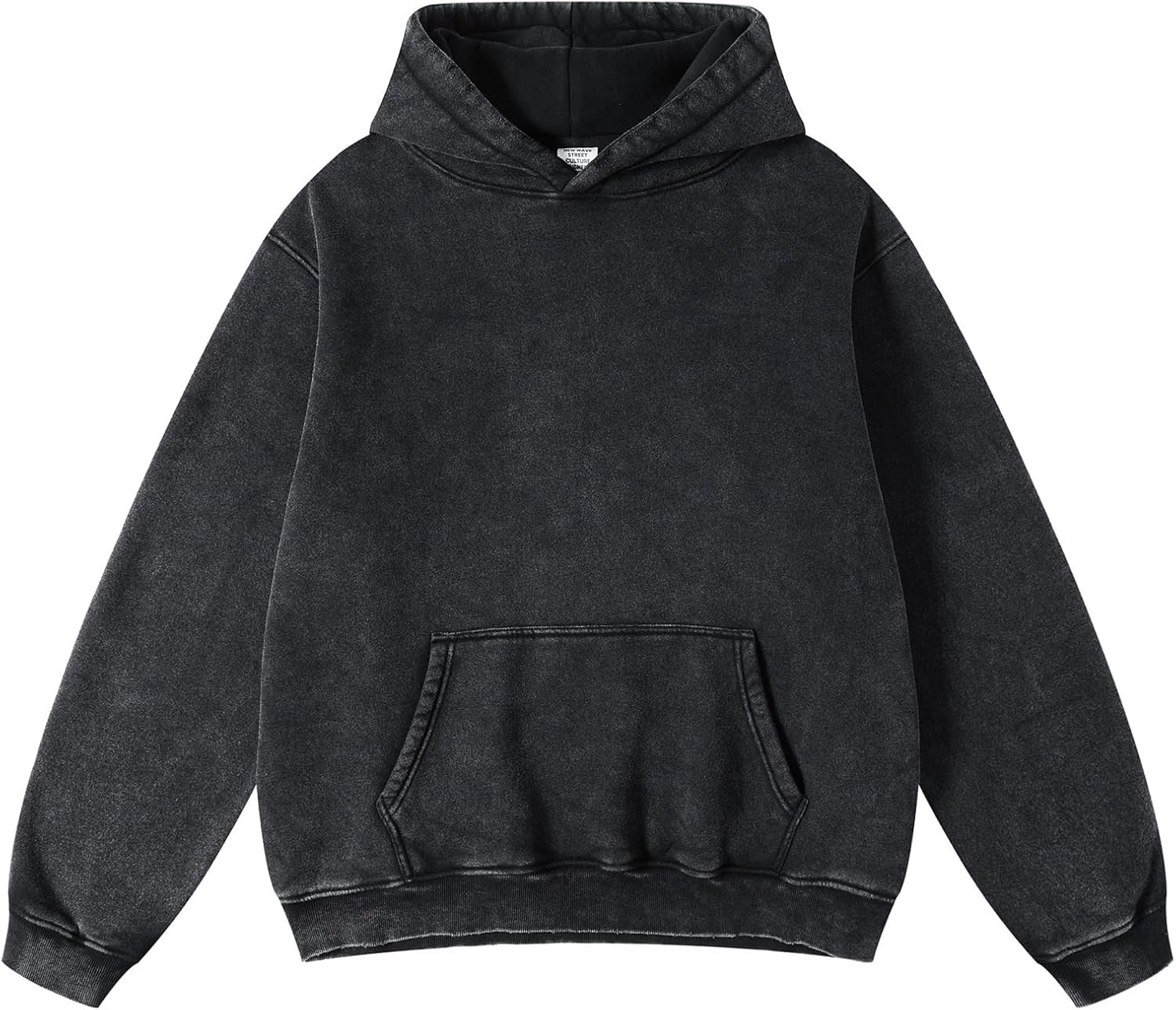 Mens Pullover Oversized Hoodie Cotton Hooded Sweatshirt Heavyweight Hoodie - Picture 25 of 38