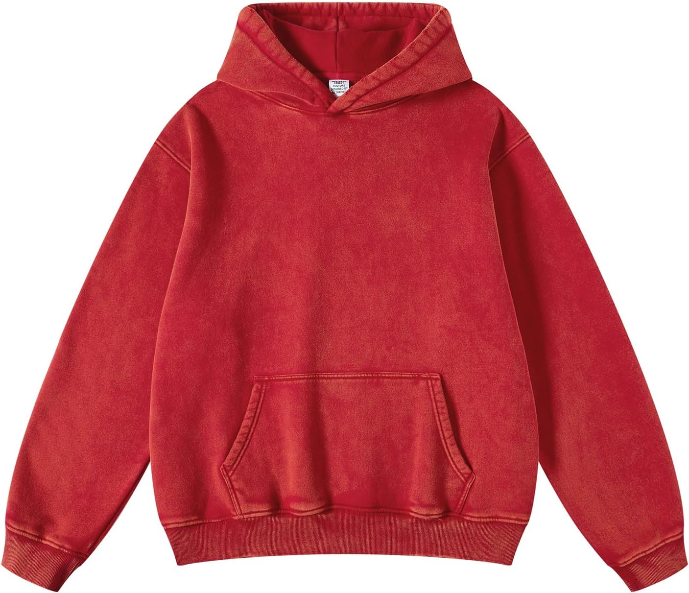 Mens Pullover Oversized Hoodie Cotton Hooded Sweatshirt Heavyweight Hoodie - Picture 28 of 38