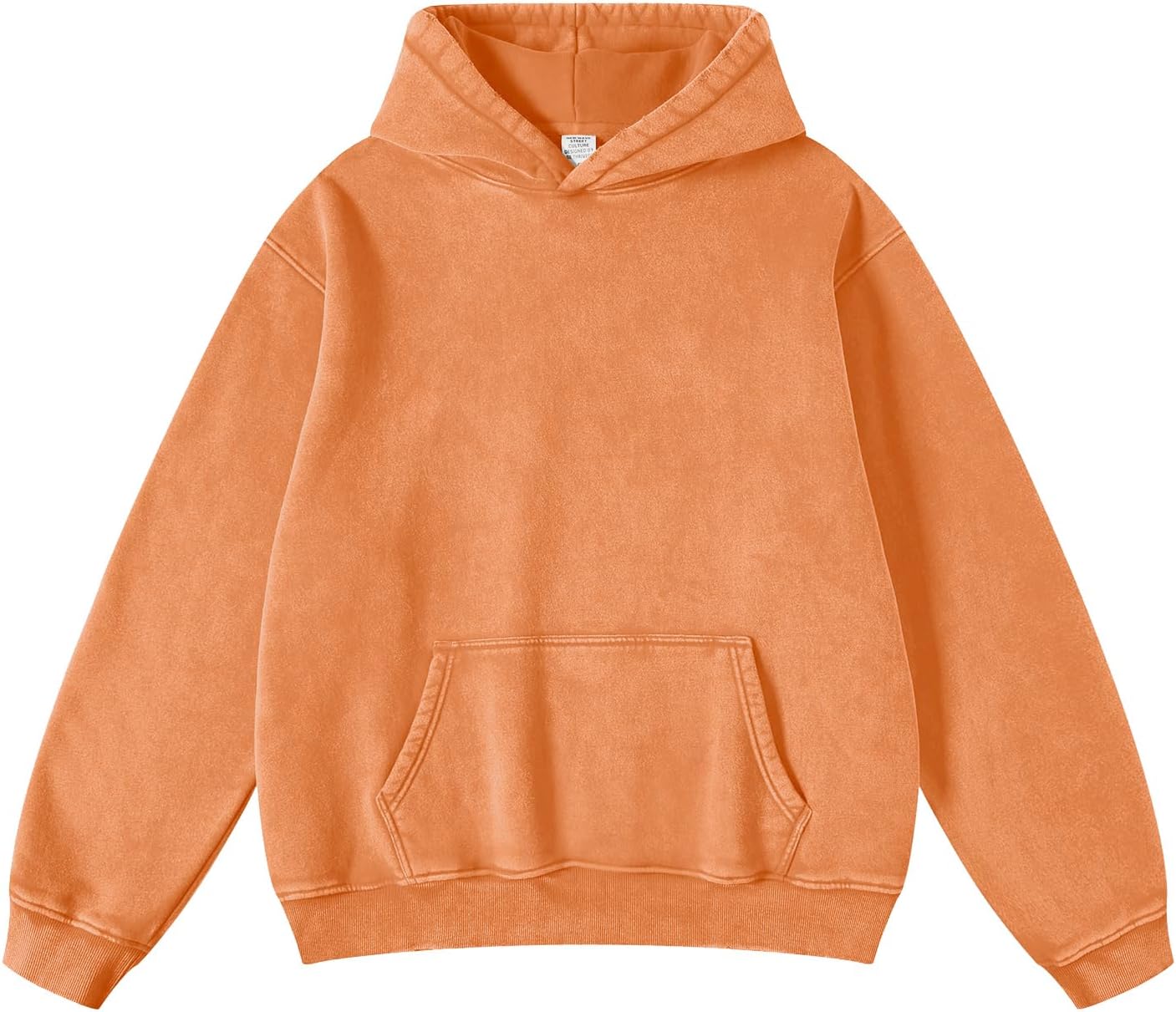 Mens Pullover Oversized Hoodie Cotton Hooded Sweatshirt Heavyweight Hoodie - Picture 29 of 38