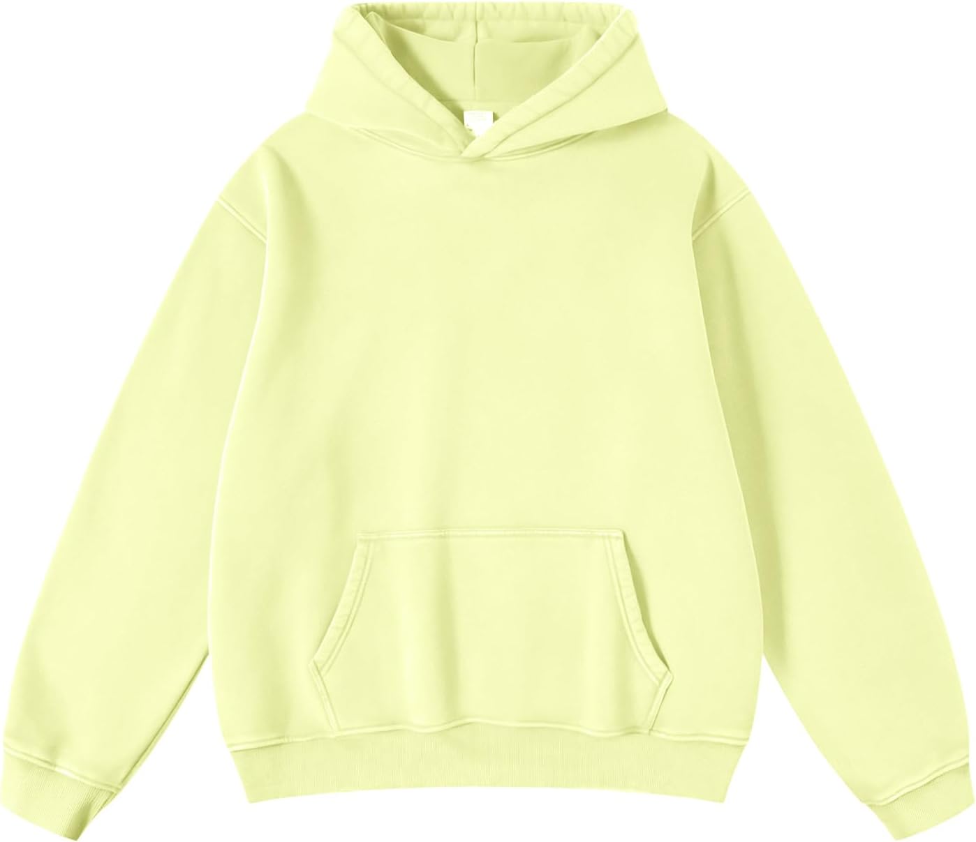 Mens Pullover Oversized Hoodie Cotton Hooded Sweatshirt Heavyweight Hoodie - Picture 30 of 38
