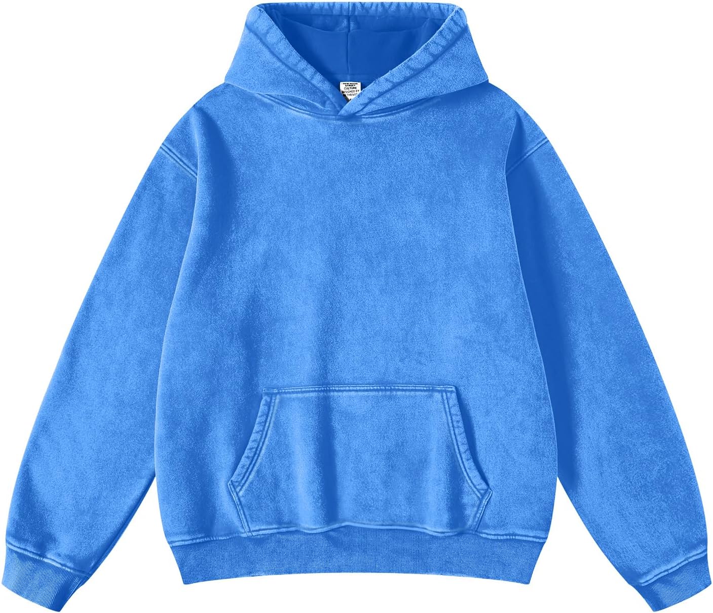 Mens Pullover Oversized Hoodie Cotton Hooded Sweatshirt Heavyweight Hoodie - Picture 31 of 38