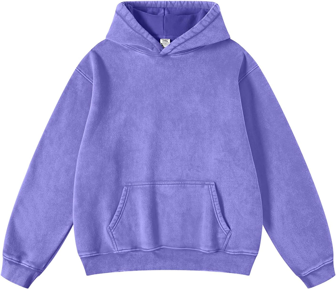 Mens Pullover Oversized Hoodie Cotton Hooded Sweatshirt Heavyweight Hoodie - Picture 37 of 38