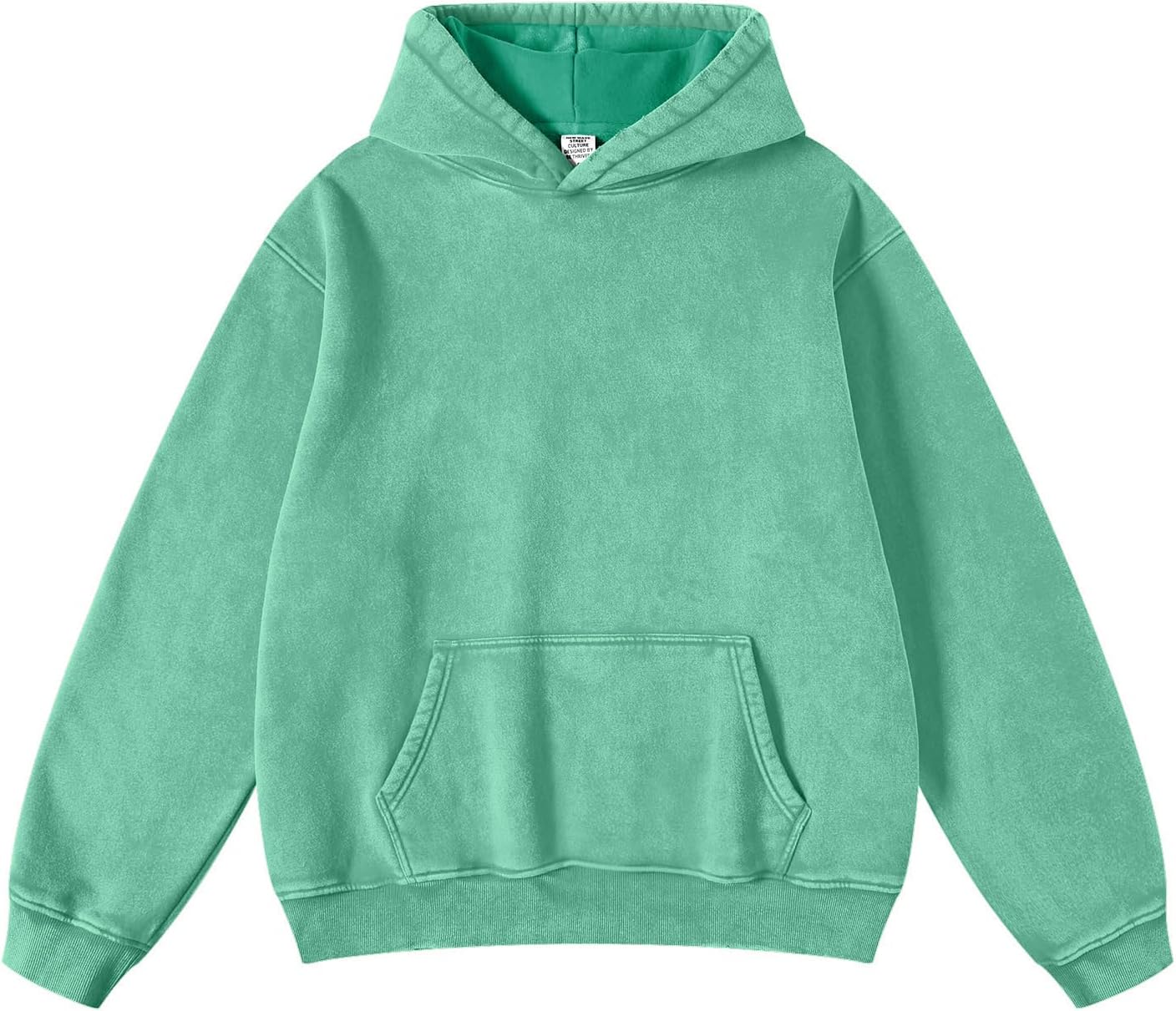 Mens Pullover Oversized Hoodie Cotton Hooded Sweatshirt Heavyweight Hoodie - Picture 38 of 38