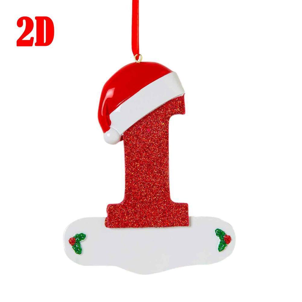 26 LetterS Alphabet Christmas Pendant Wooden Painted Xmas Tree OrnamentS Decors - Picture 22 of 39