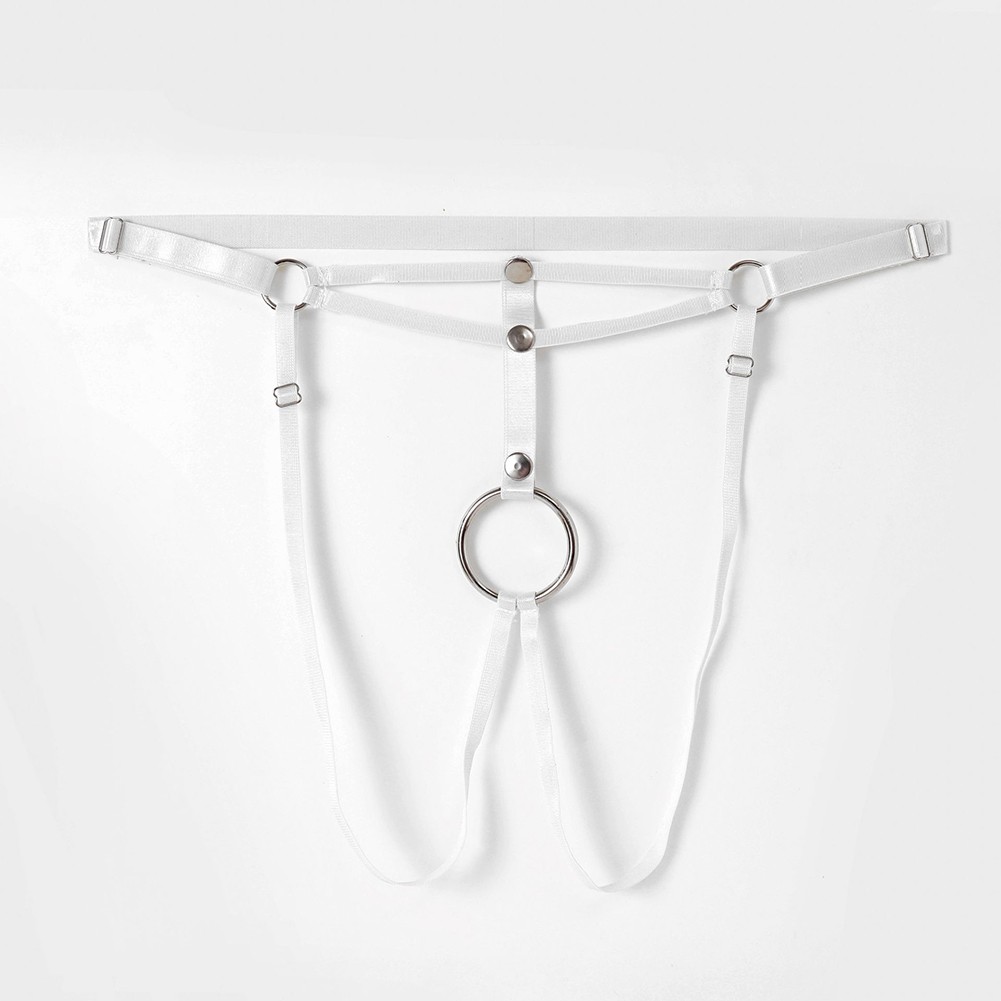 Slip intimo uomo classico senza cavallo perizoma lingerie uomo foro O ring - Foto 28 di 39