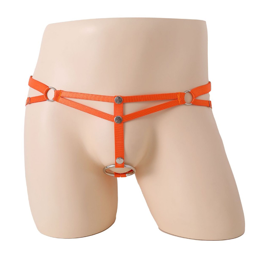 Slip intimo uomo classico senza cavallo perizoma lingerie uomo foro O ring - Foto 30 di 39