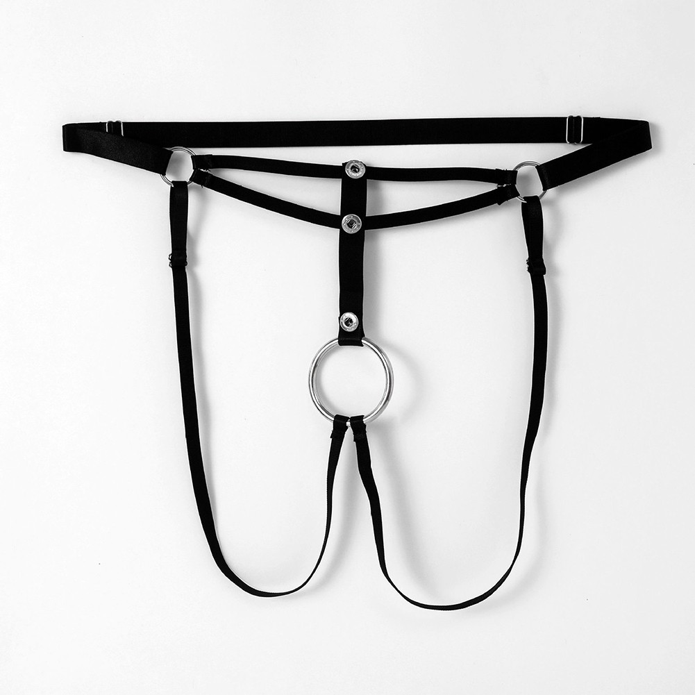 Slip intimo uomo classico senza cavallo perizoma lingerie uomo foro O ring - Foto 34 di 39