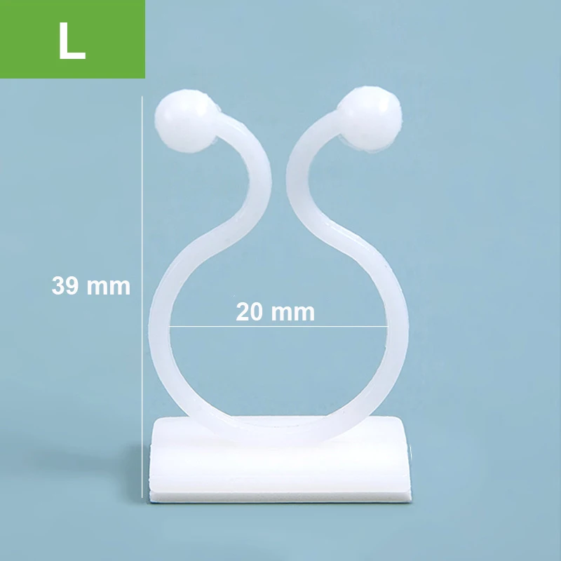 Self-Adhesive Plant Wall Clips | 50 Pcs Set | Vine Support & Garden Decor - Picture 19 of 21