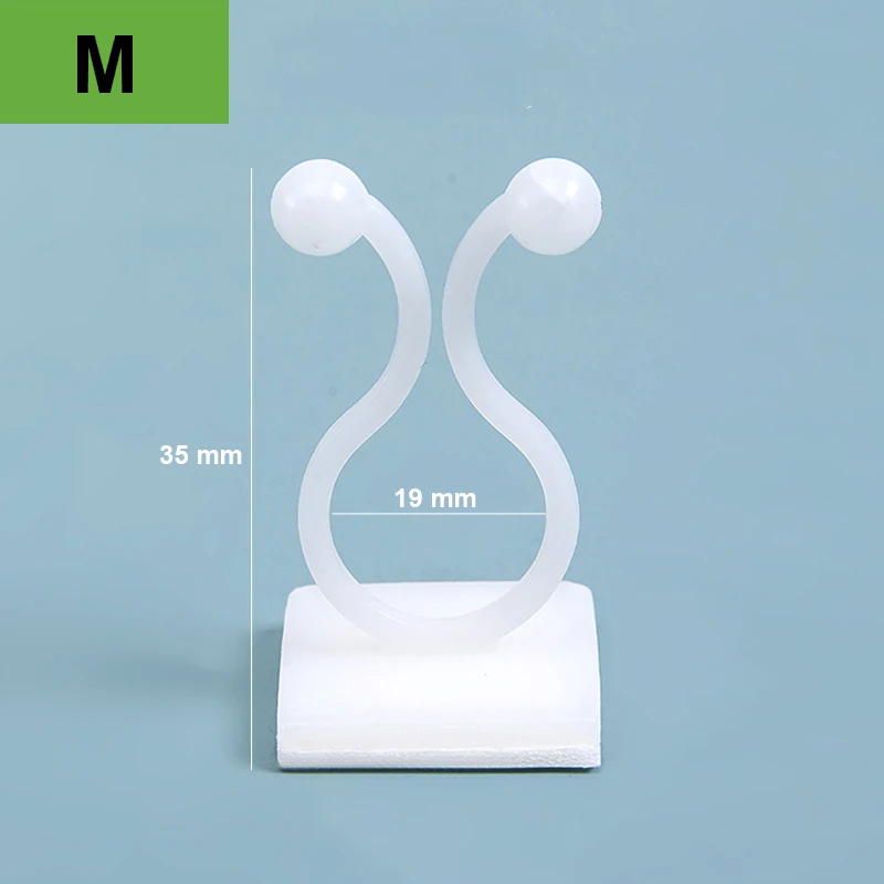 Self-Adhesive Plant Wall Clips | 50 Pcs Set | Vine Support & Garden Decor - Picture 20 of 21