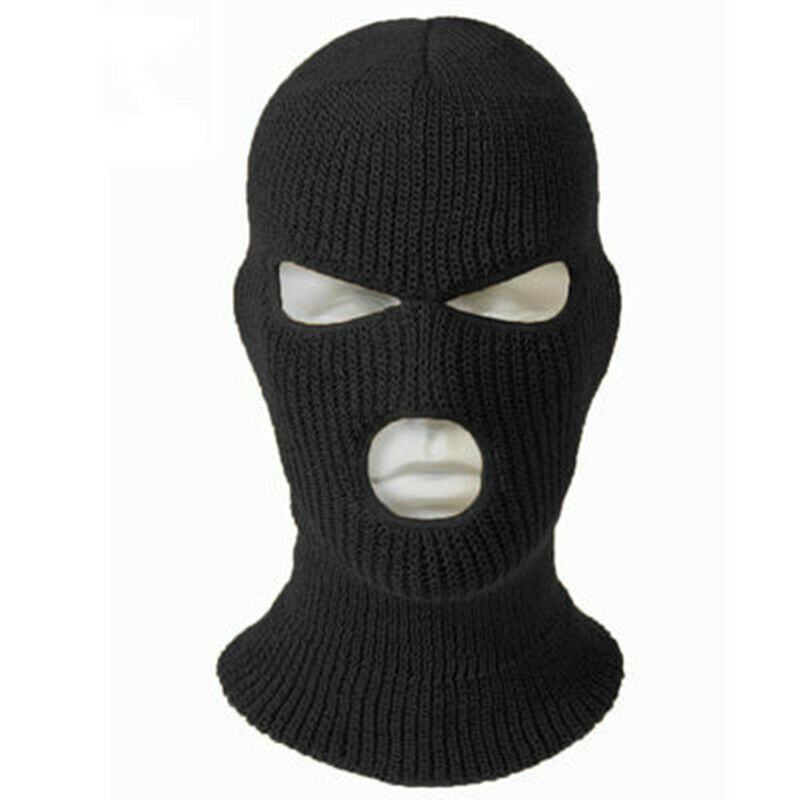 2PCS 3Hole Full Face Ski Mask Winter Cap Balaclava Hood Windproof Tactical Hat - Picture 8 of 12