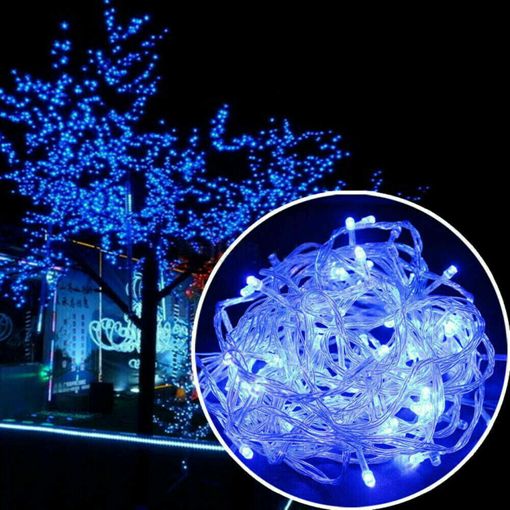 33ft LED Fairy String Lights Christmas Tree Decor Wedding Party Waterproof Lamp