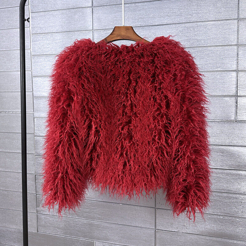 Women Shaggy Faux Fur Fleece Coat Winter Warm Jacket Cardigan Overcoat PLUS SIZE - Picture 70 of 70