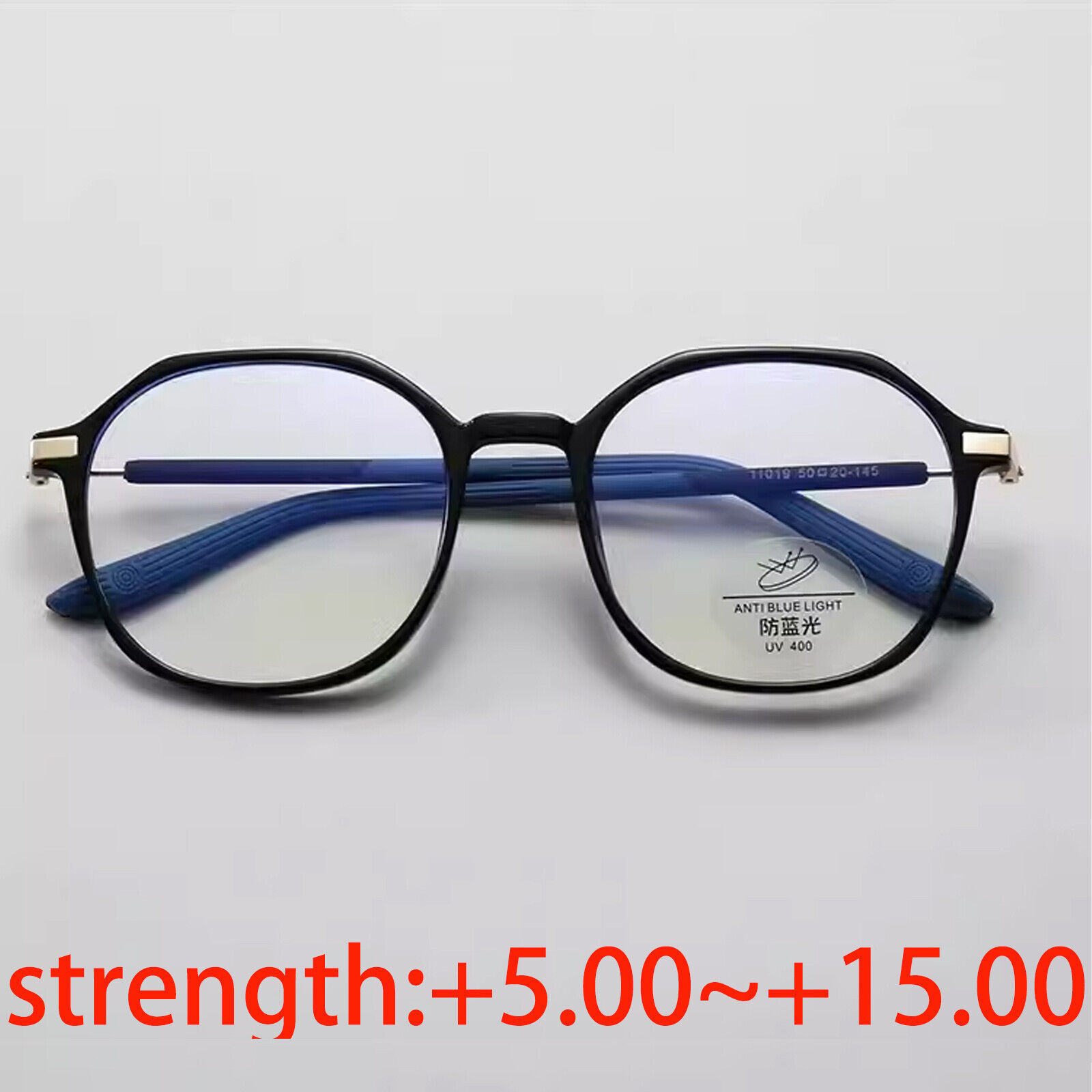 Highly Strength Reading Glasses +5.00 +8.00 ~+9.00 +15.00 Readers for Amblyopia