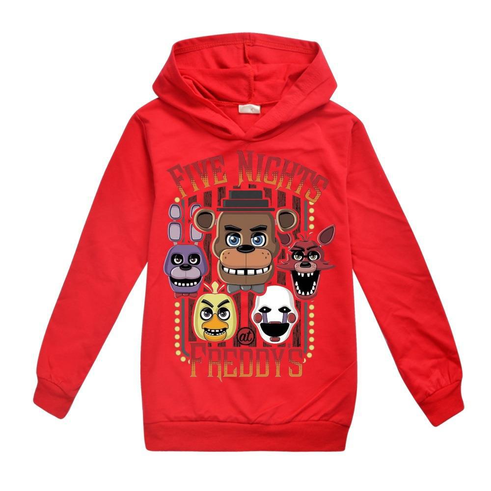 Five nights at Freddy's Hoodies Kids Boys Girls Casual Hooded Jumpers Tops UK - Picture 17 of 27