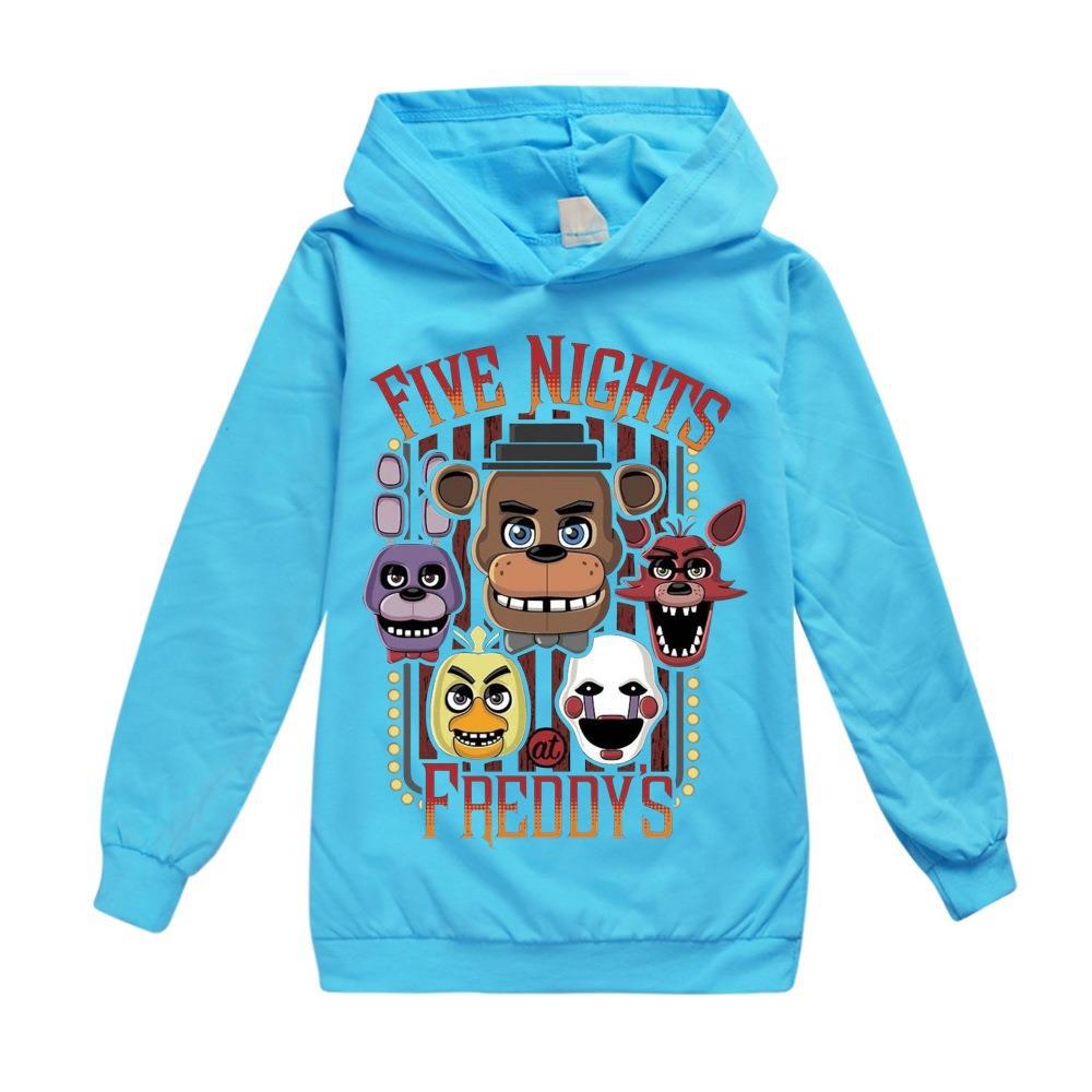 Five nights at Freddy's Hoodies Kids Boys Girls Casual Hooded Jumpers Tops UK - Picture 22 of 27