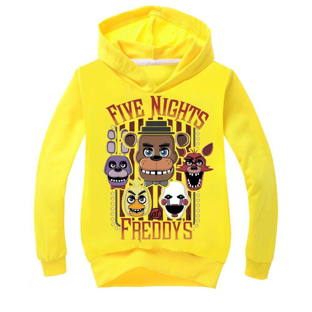 Five nights at Freddy's Hoodies Kids Boys Girls Casual Hooded Jumpers Tops UK - Picture 16 of 27